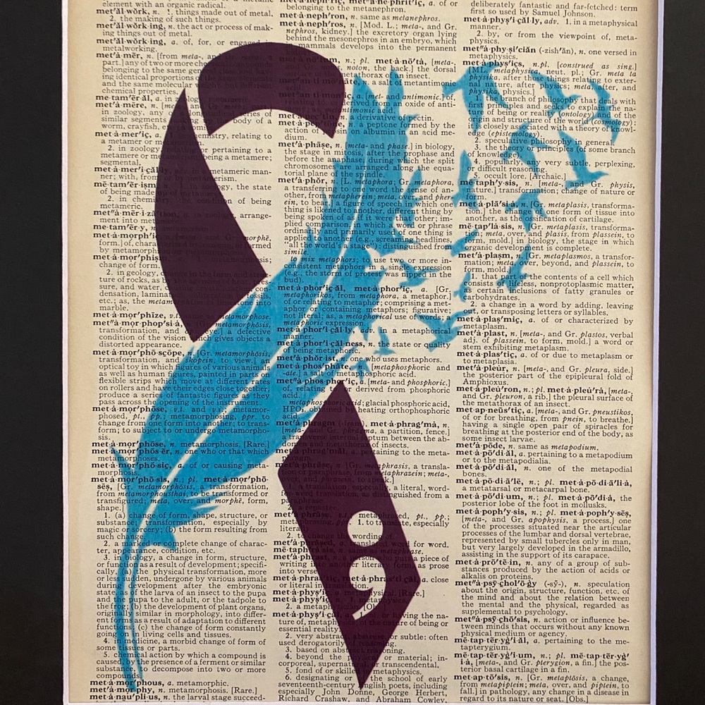 Dictionary Art Print your Domestic Violence/Sexual Assault Survivor